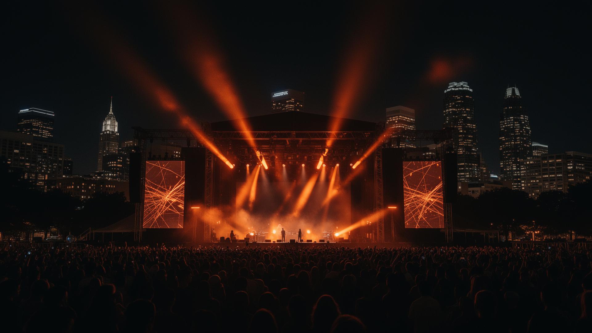 Atlanta concert stage